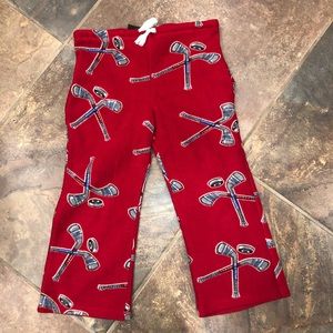 Hockey “grandma pants” pajama pants